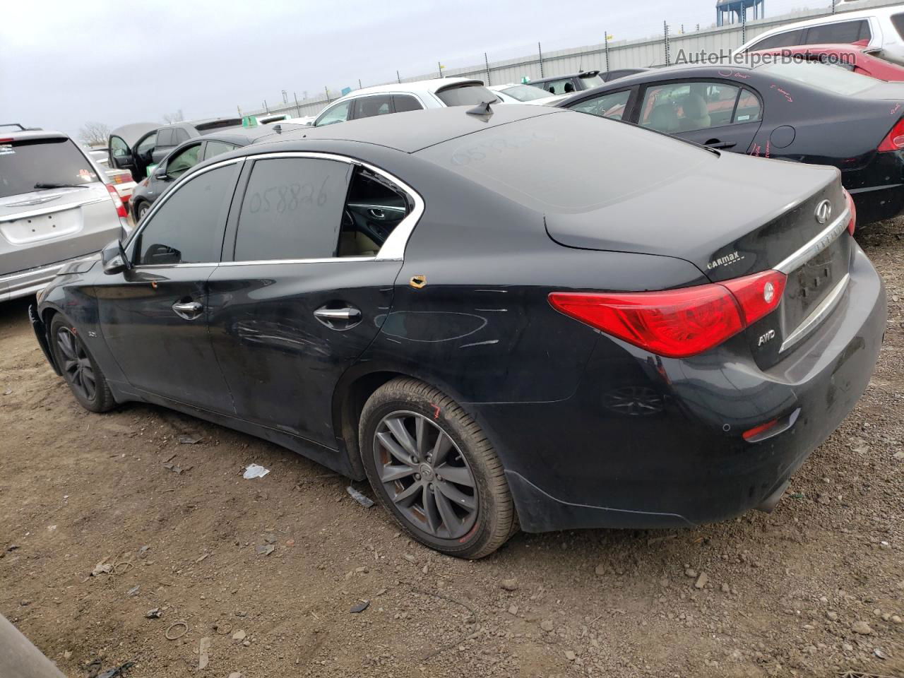 2016 Infiniti Q50 Premium Черный vin: JN1EV7AR9GM345482