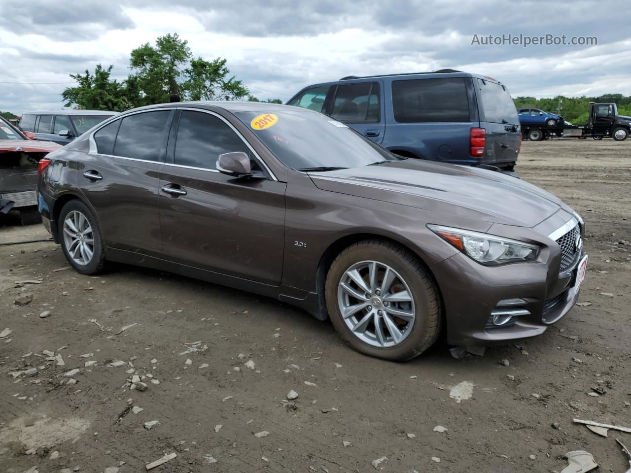 Price & History 2017 Infiniti Q50 Premium 3.0l 6 vin: JN1EV7AR9HM840752 ...