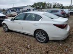 2018 Infiniti Q50 Luxe White vin: JN1EV7AR9JM435321