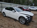 2018 Infiniti Q50 Luxe White vin: JN1EV7AR9JM435321