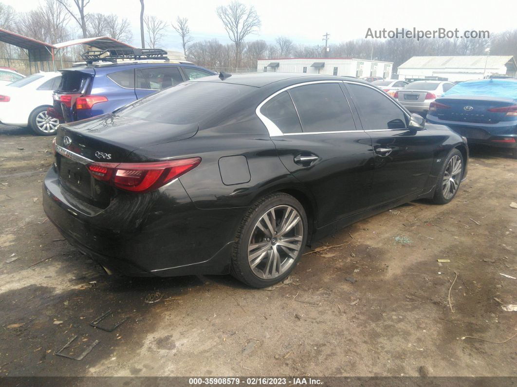 2018 Infiniti Q50 3.0t Sport Черный vin: JN1EV7AR9JM438414