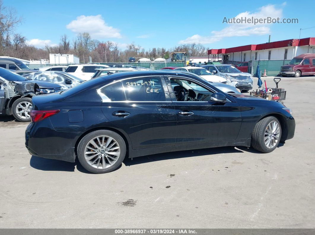 2018 Infiniti Q50 3.0t Luxe Black vin: JN1EV7AR9JM439370