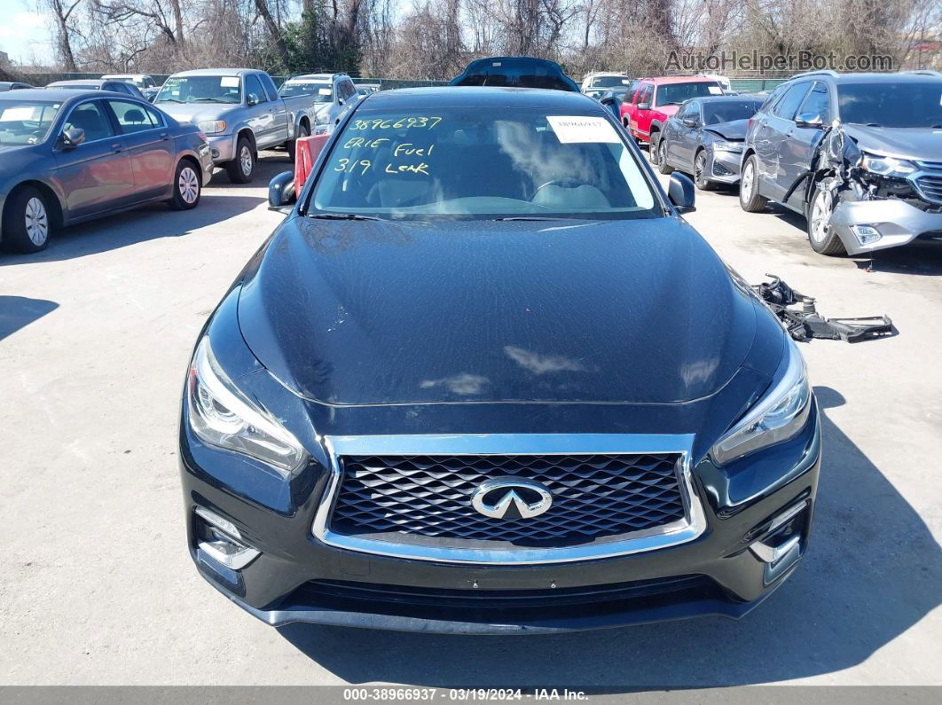 2018 Infiniti Q50 3.0t Luxe Black vin: JN1EV7AR9JM439370