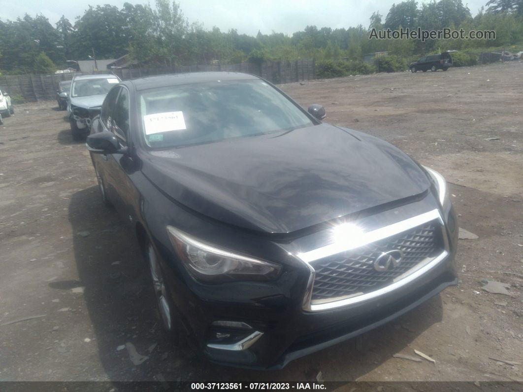 2018 Infiniti Q50 3.0t Luxe Black vin: JN1EV7AR9JM440647