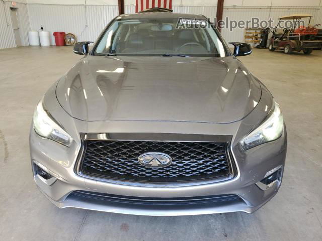 2018 Infiniti Q50 Luxe Серый vin: JN1EV7AR9JM442818