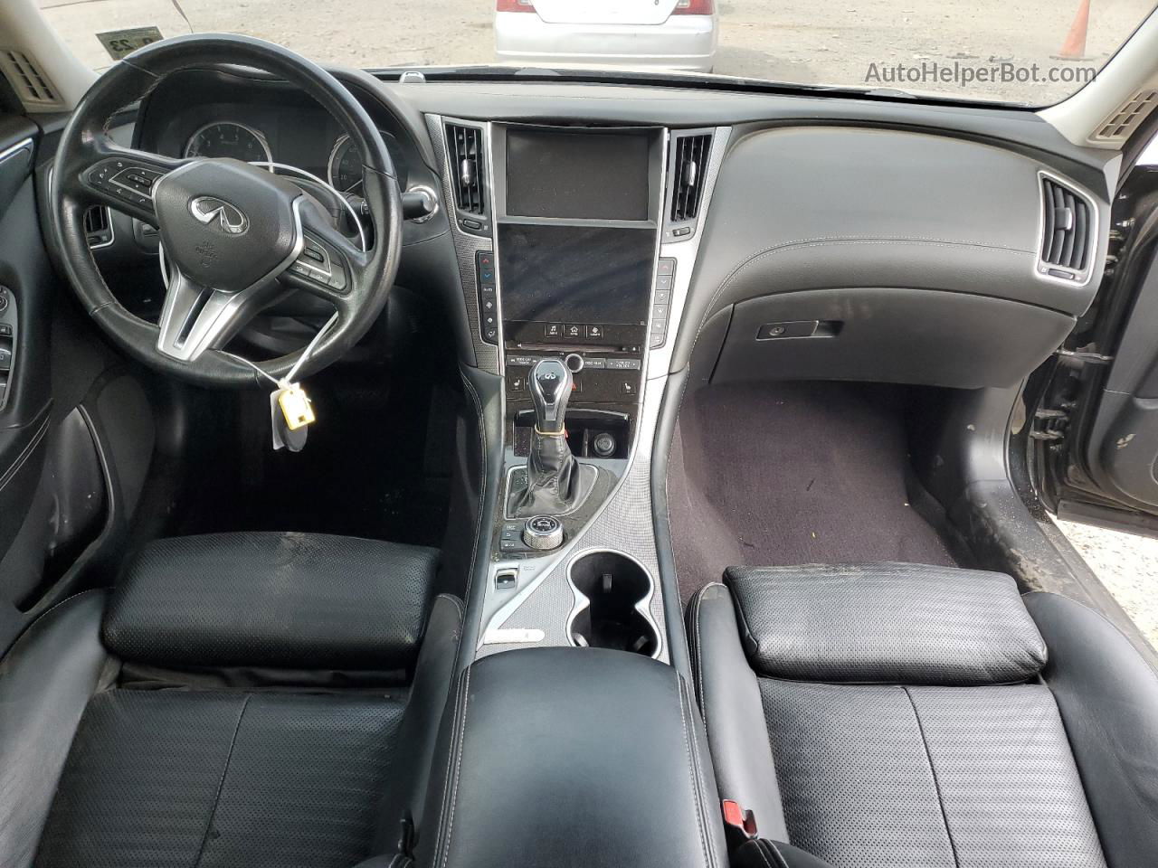 2018 Infiniti Q50 Luxe Black vin: JN1EV7AR9JM443418