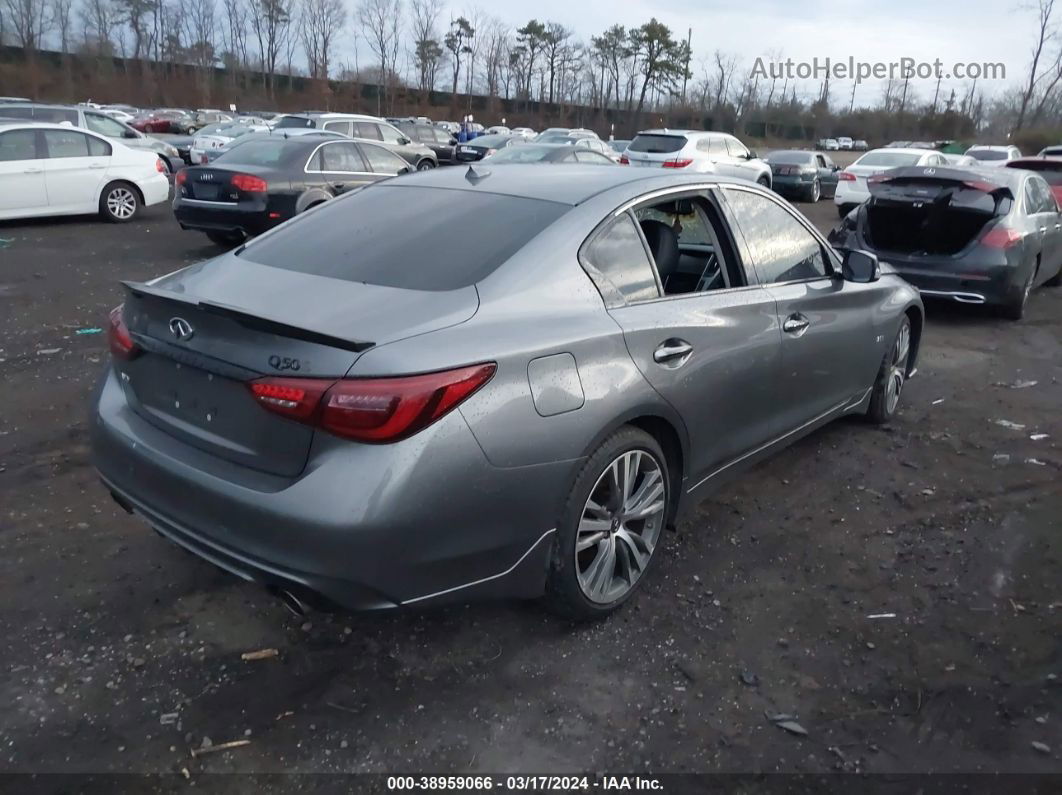 2018 Infiniti Q50 3.0t Sport Gray vin: JN1EV7AR9JM443869