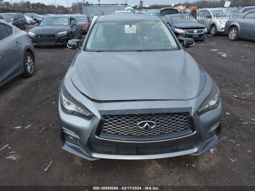 2018 Infiniti Q50 3.0t Sport Gray vin: JN1EV7AR9JM443869