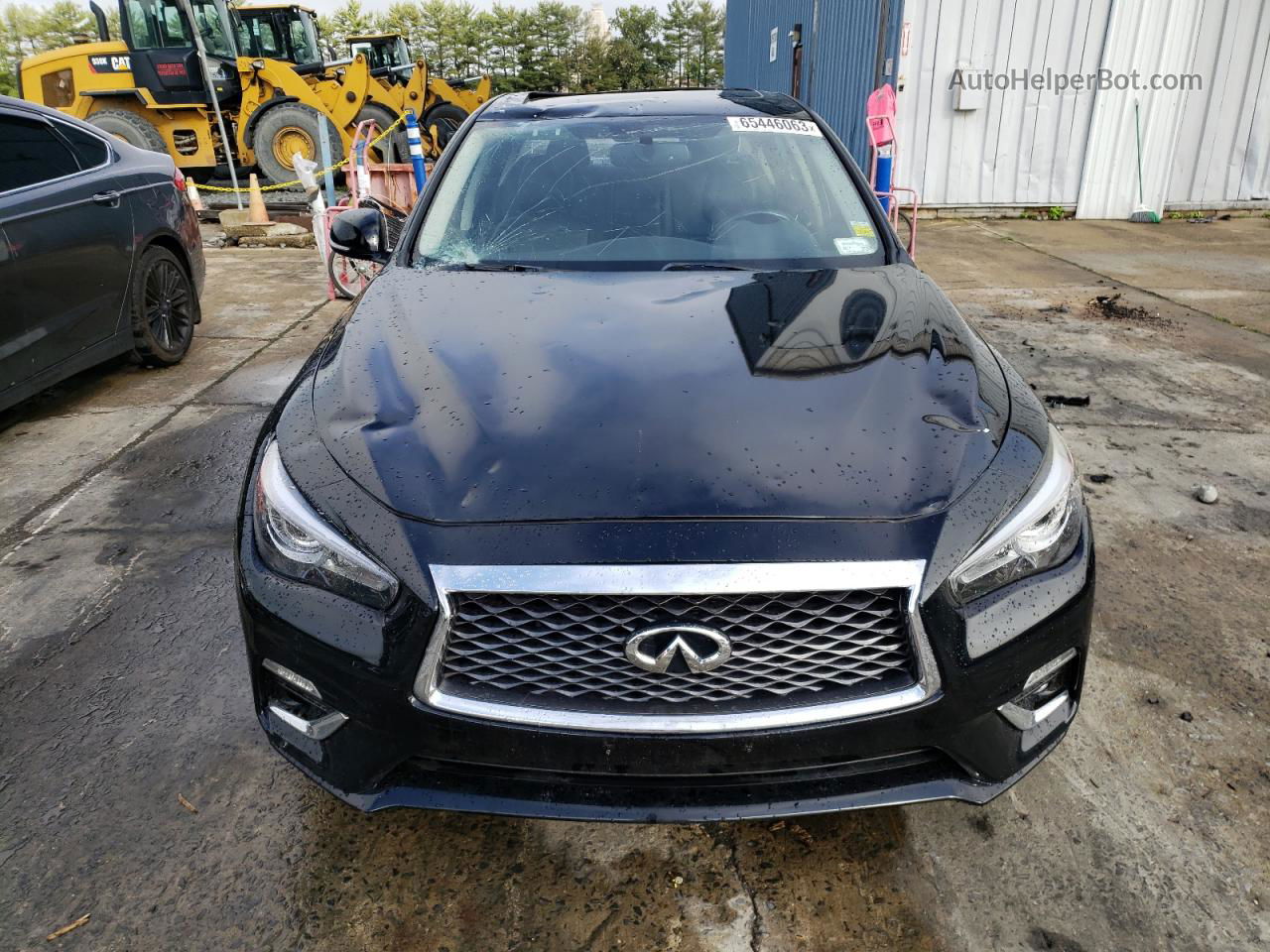 2018 Infiniti Q50 Luxe Black vin: JN1EV7AR9JM445136