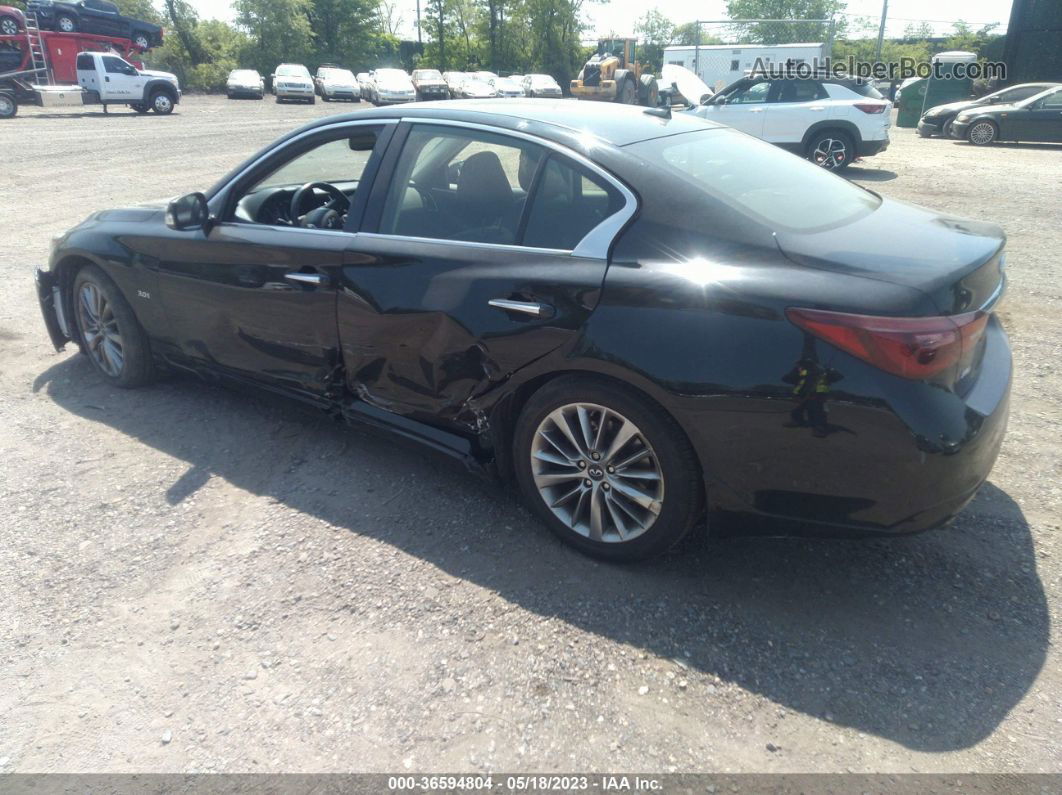 2018 Infiniti Q50 3.0t Luxe Black vin: JN1EV7AR9JM611297