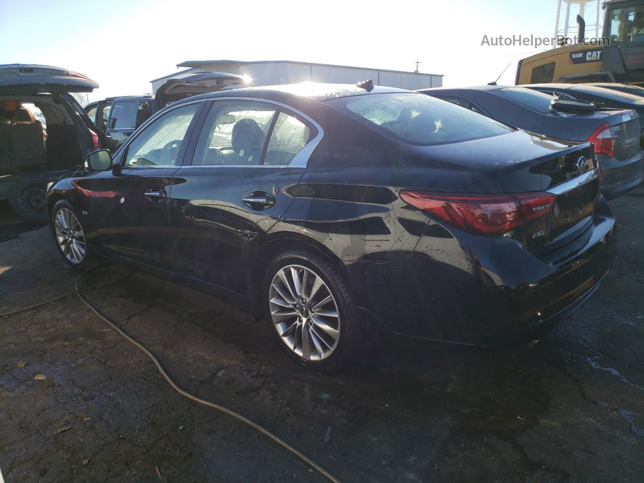 2018 Infiniti Q50 Luxe Black vin: JN1EV7AR9JM612224