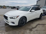 2018 Infiniti Q50 Luxe White vin: JN1EV7AR9JM612238