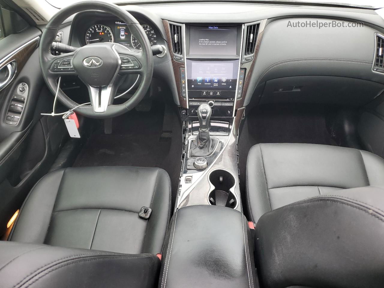 2018 Infiniti Q50 Luxe Белый vin: JN1EV7AR9JM612238