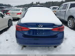 2019 Infiniti Q50 3.0t Signature Edition Blue vin: JN1EV7AR9KM591926