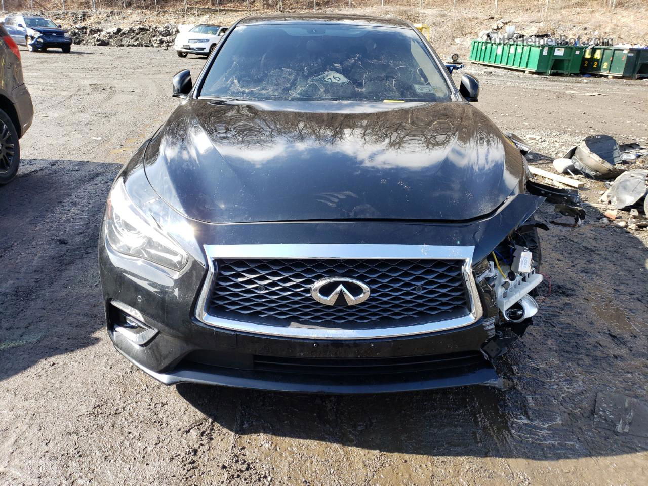 2019 Infiniti Q50 Luxe Black vin: JN1EV7AR9KM593210