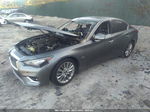 2019 Infiniti Q50 3.0t Luxe Gray vin: JN1EV7AR9KM593675