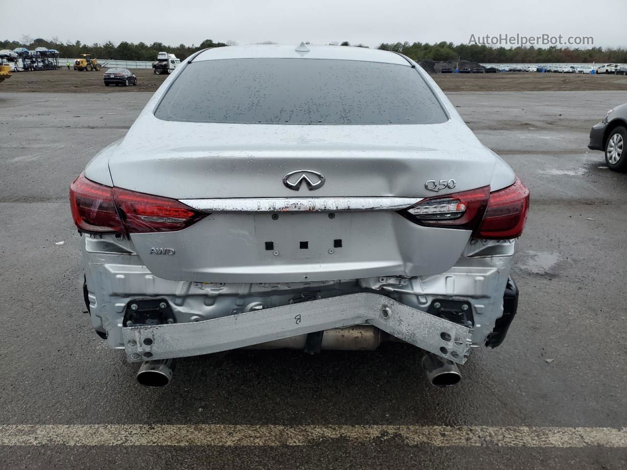 2019 Infiniti Q50 Luxe Gray vin: JN1EV7AR9KM593871