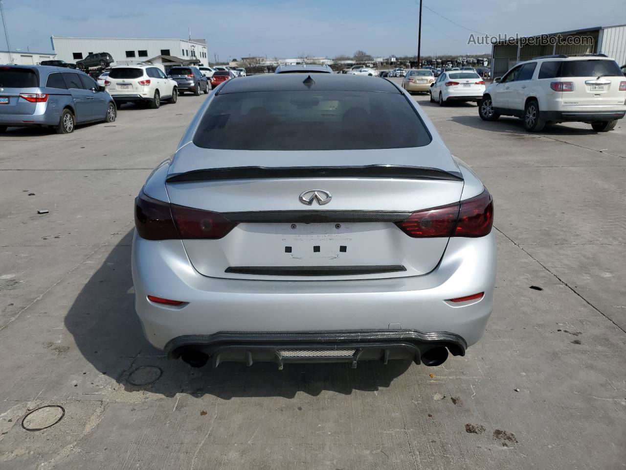 2016 Infiniti Q50 Premium Серебряный vin: JN1EV7ARXGM341036