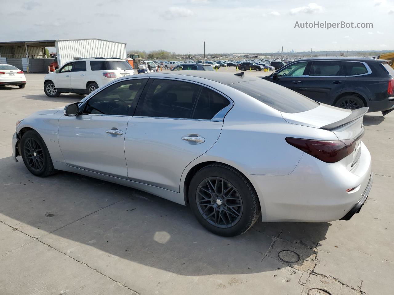 2016 Infiniti Q50 Premium Silver vin: JN1EV7ARXGM341036