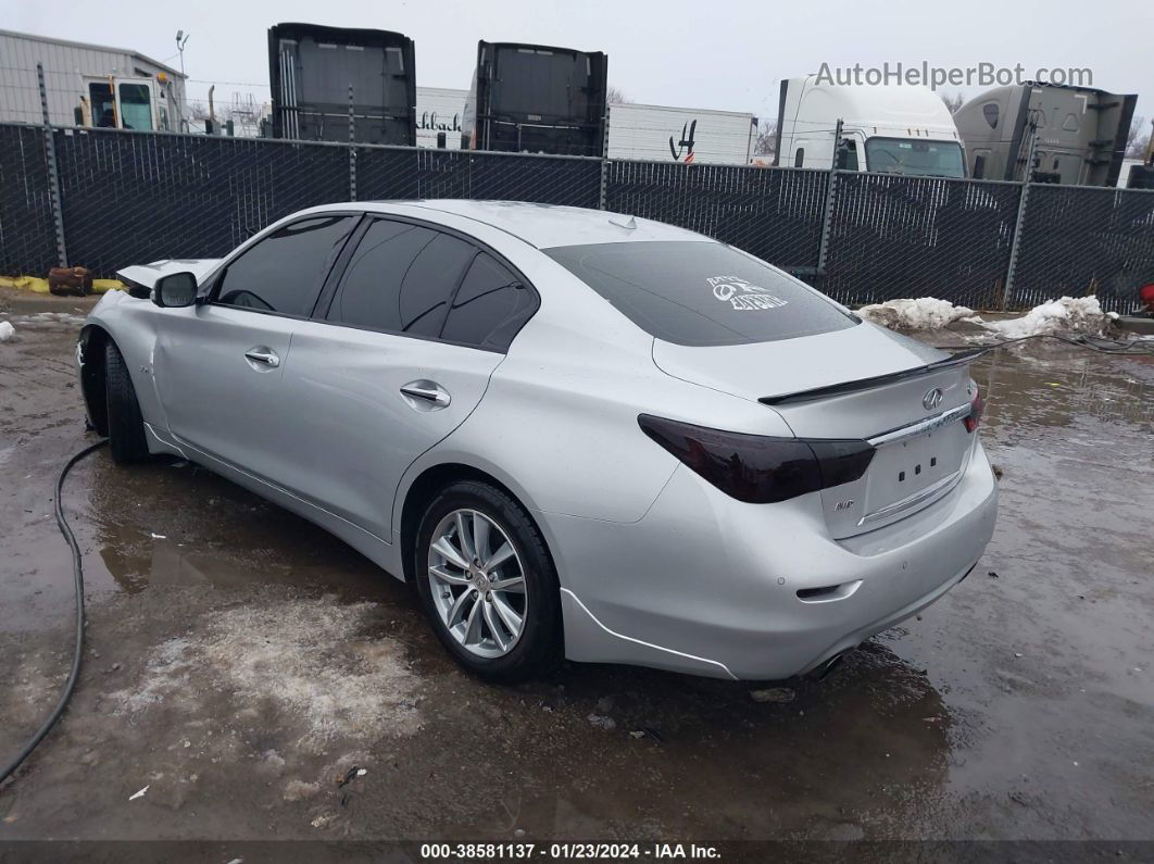 2016 Infiniti Q50 3.0t Premium Серебряный vin: JN1EV7ARXGM341179