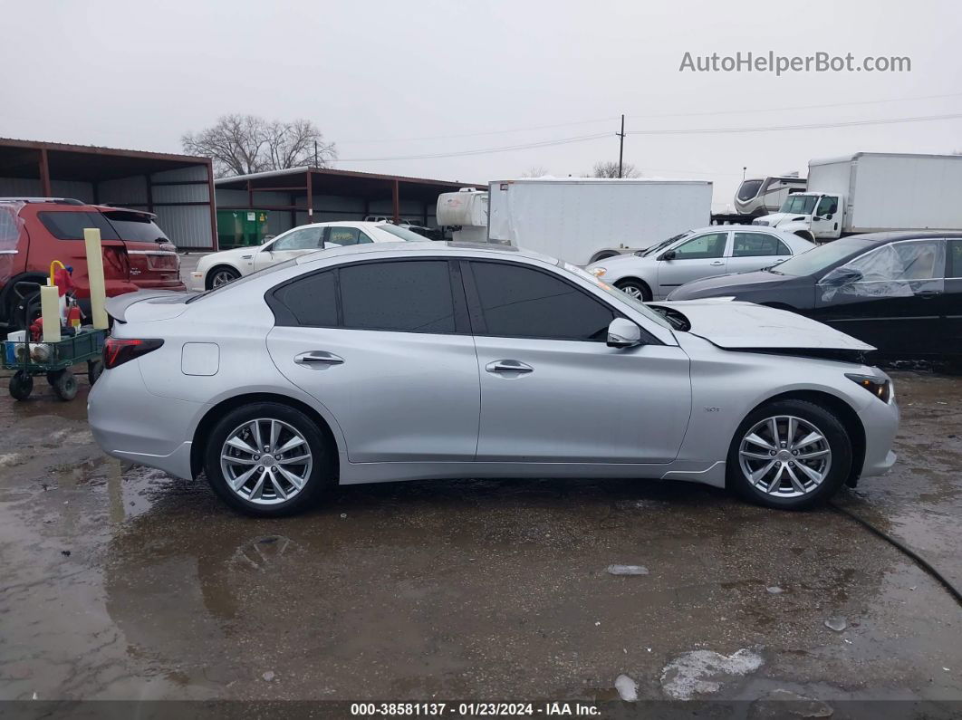 2016 Infiniti Q50 3.0t Premium Серебряный vin: JN1EV7ARXGM341179