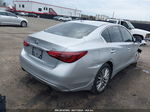 2018 Infiniti Q50 3.0t Luxe Silver vin: JN1EV7ARXJM430810