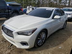 2018 Infiniti Q50 Luxe Белый vin: JN1EV7ARXJM441368