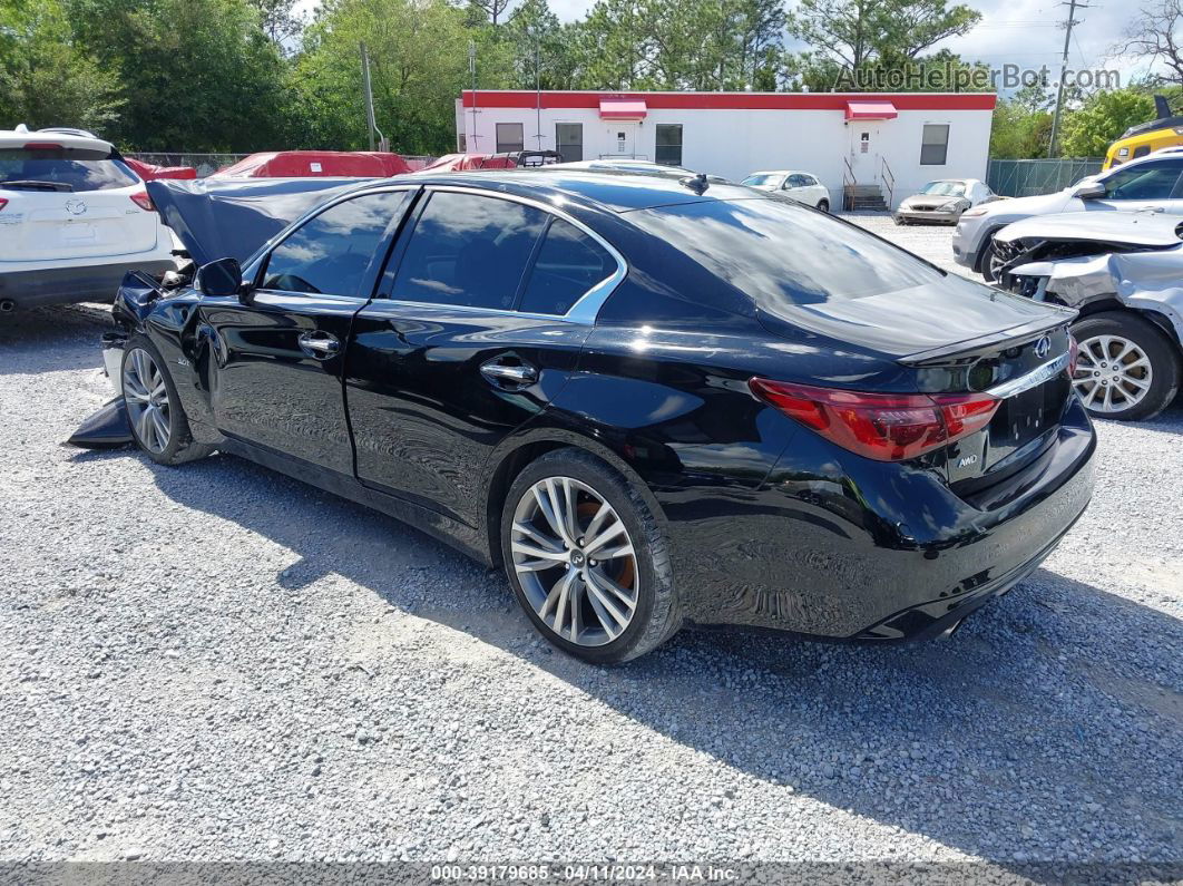 2018 Infiniti Q50 3.0t Luxe/3.0t Sport Черный vin: JN1EV7ARXJM444142