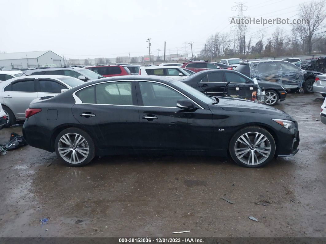 2019 Infiniti Q50 3.0t Sport Black vin: JN1EV7ARXKM551595