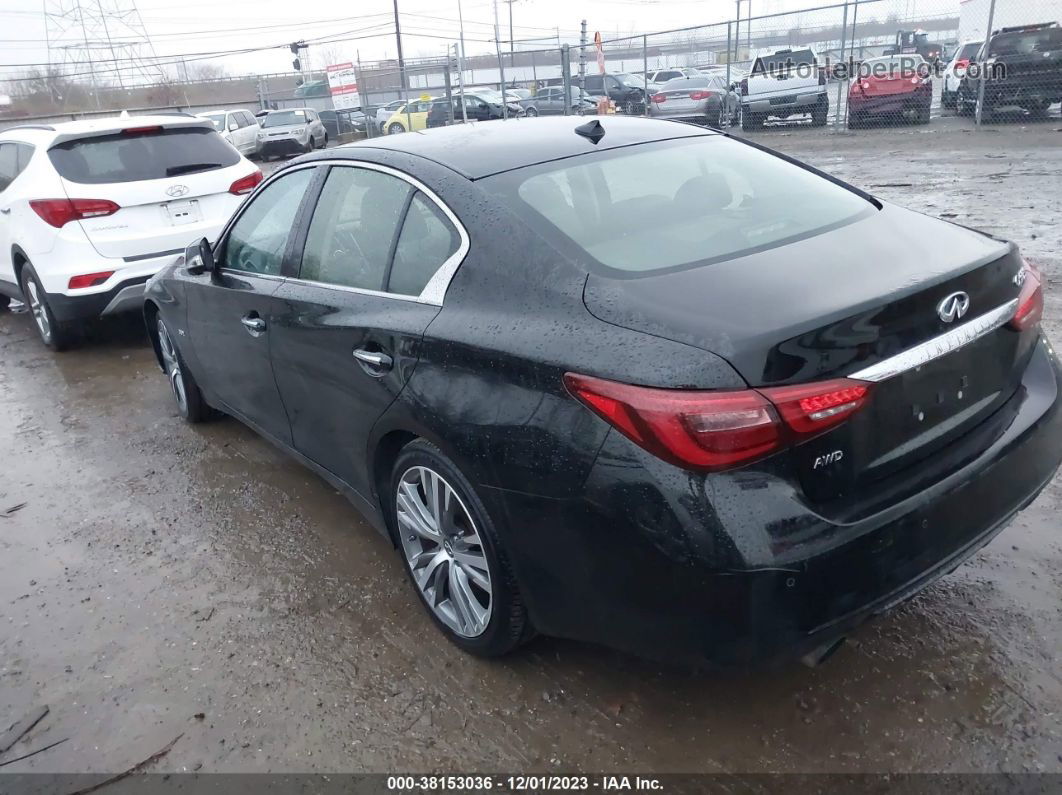 2019 Infiniti Q50 3.0t Sport Black vin: JN1EV7ARXKM551595