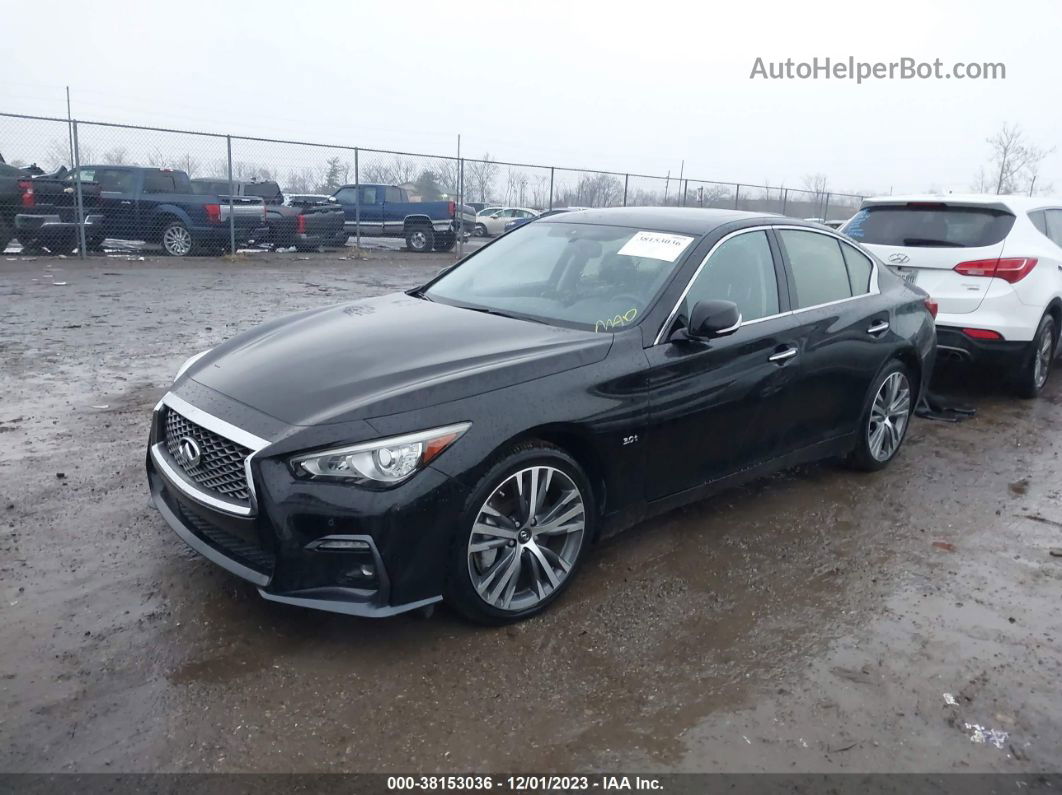 2019 Infiniti Q50 3.0t Sport Black vin: JN1EV7ARXKM551595