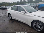 2019 Infiniti Q50 3.0t Luxe Белый vin: JN1EV7ARXKM551953