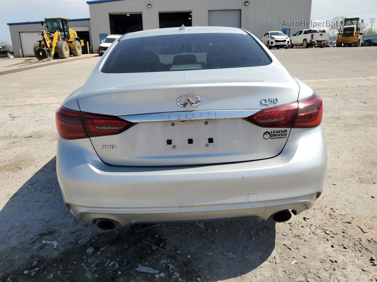 2019 Infiniti Q50 Luxe Серебряный vin: JN1EV7ARXKM557753