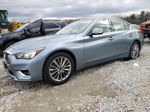 2019 Infiniti Q50 Luxe Blue vin: JN1EV7ARXKM591529