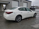 2019 Infiniti Q50 Luxe White vin: JN1EV7ARXKM591899