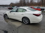 2019 Infiniti Q50 Luxe White vin: JN1EV7ARXKM591899