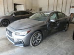 2019 Infiniti Q50 Luxe Серый vin: JN1EV7ARXKM594009