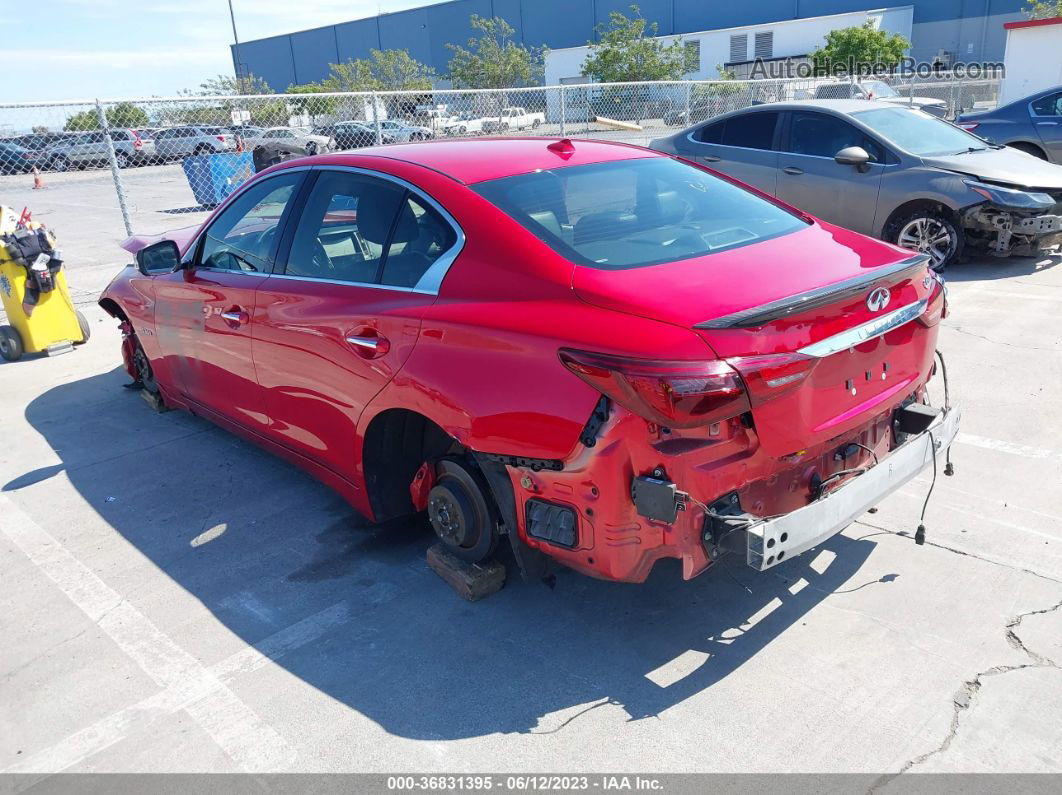 2018 Infiniti Q50 Red Sport 400 Красный vin: JN1FV7AP0JM640030