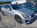 2016 Infiniti Q50 3.0t Red Sport 400 Silver vin: JN1FV7AP2GM420509