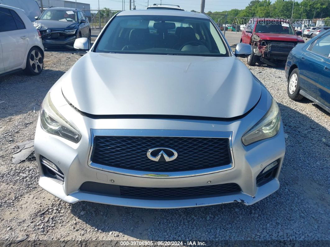 2016 Infiniti Q50 3.0t Red Sport 400 Silver vin: JN1FV7AP2GM420509