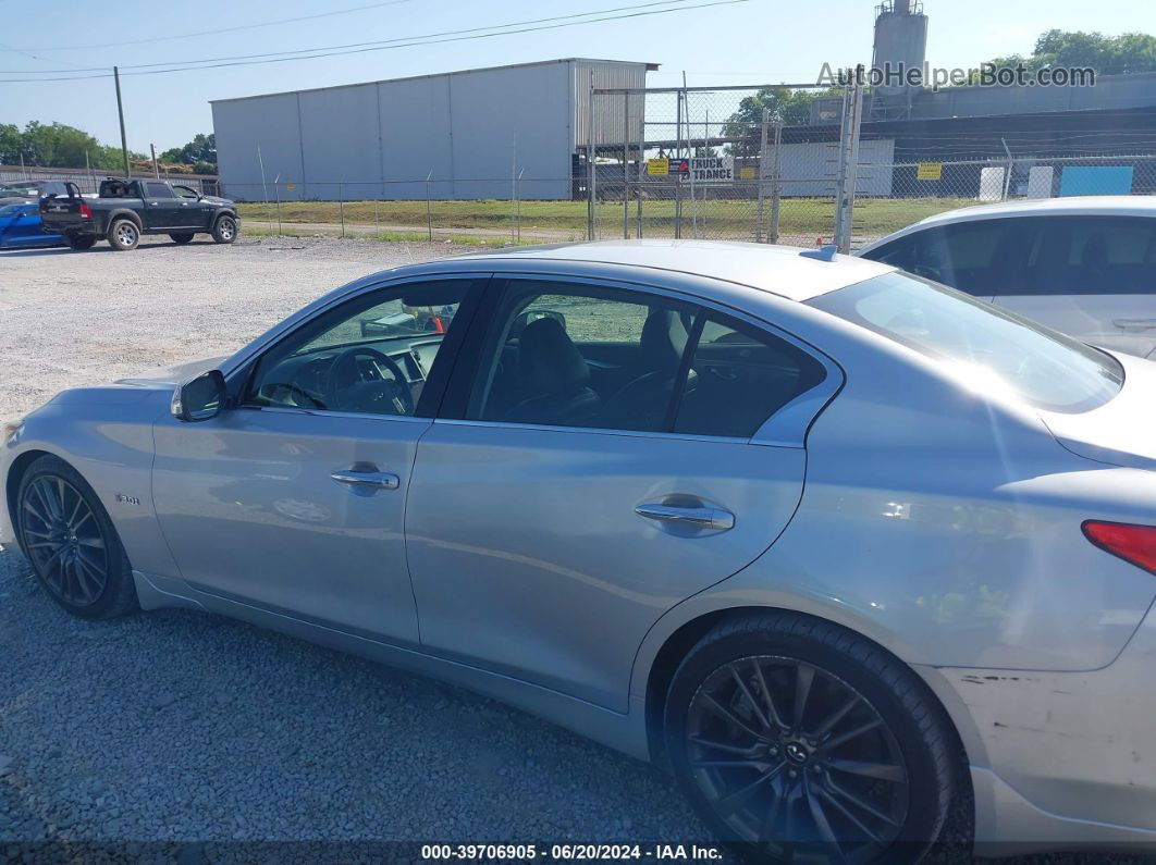 2016 Infiniti Q50 3.0t Red Sport 400 Silver vin: JN1FV7AP2GM420509