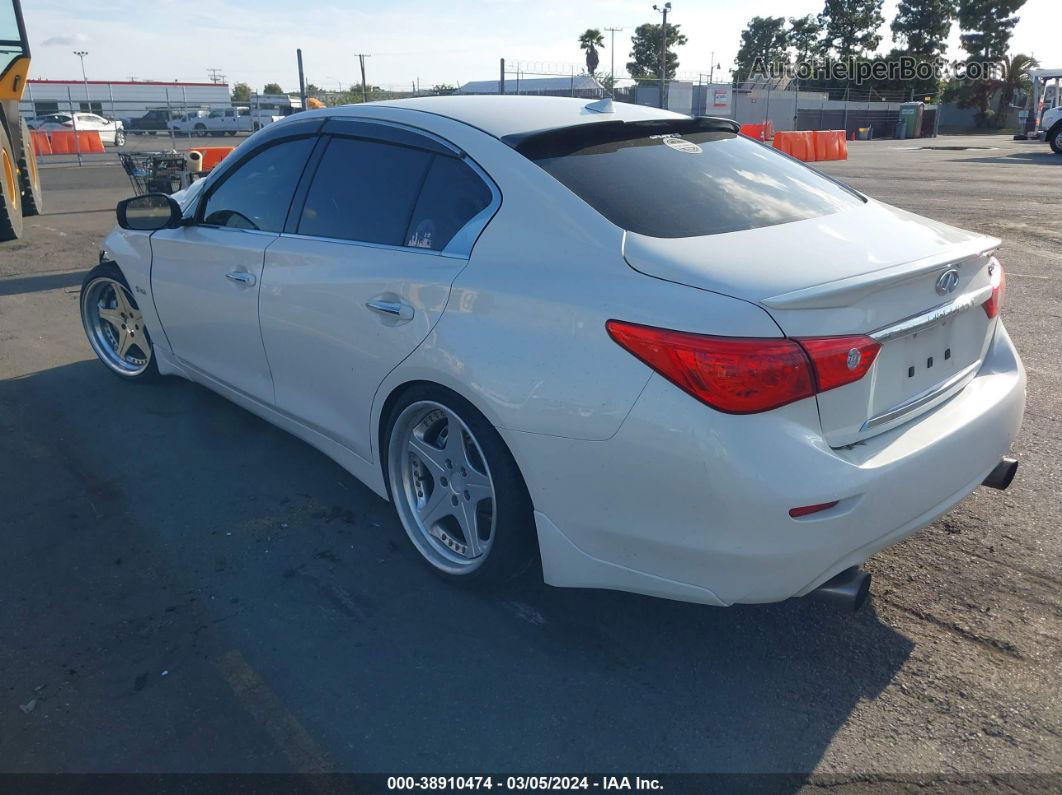 2016 Infiniti Q50 3.0t Red Sport 400 White vin: JN1FV7AP2GM421031