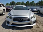 2016 Infiniti Q50 Red Sport 400 Silver vin: JN1FV7AP3GM421524