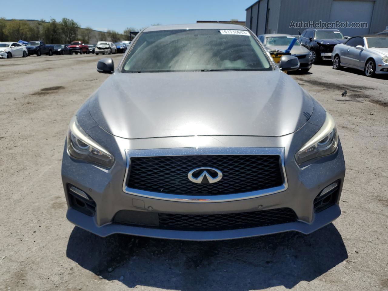 2016 Infiniti Q50 Red Sport 400 Серый vin: JN1FV7AP3GM421569