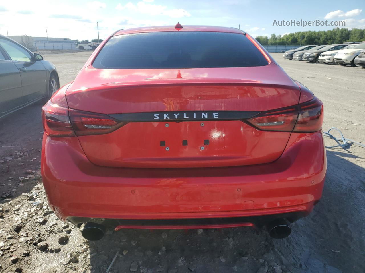 2019 Infiniti Q50 Red Sport 400 Красный vin: JN1FV7AP3KM760566