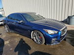 2019 Infiniti Q50 Red Sport 400 Blue vin: JN1FV7AP5KM760066