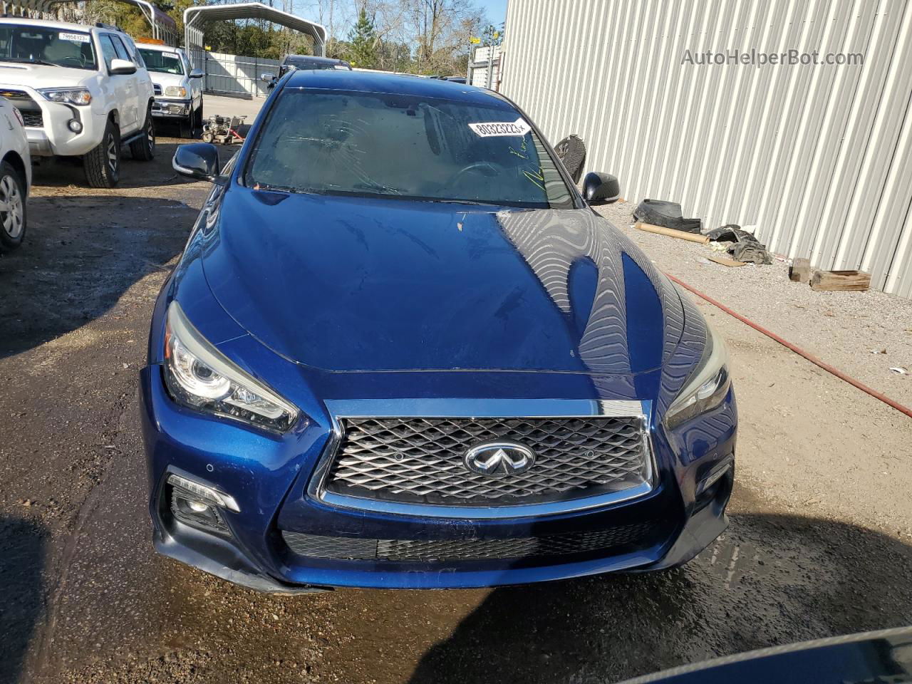 2019 Infiniti Q50 Red Sport 400 Blue vin: JN1FV7AP5KM760066