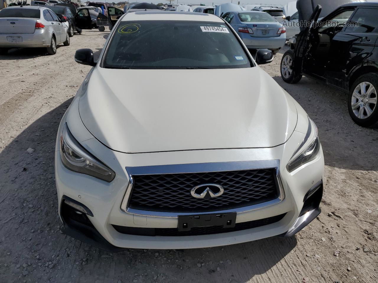 2019 Infiniti Q50 Red Sport 400 Белый vin: JN1FV7AP5KM760438