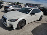 2019 Infiniti Q50 Red Sport 400 White vin: JN1FV7AP5KM760438