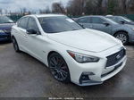 2018 Infiniti Q50 3.0t Red Sport 400 White vin: JN1FV7AP6JM460602